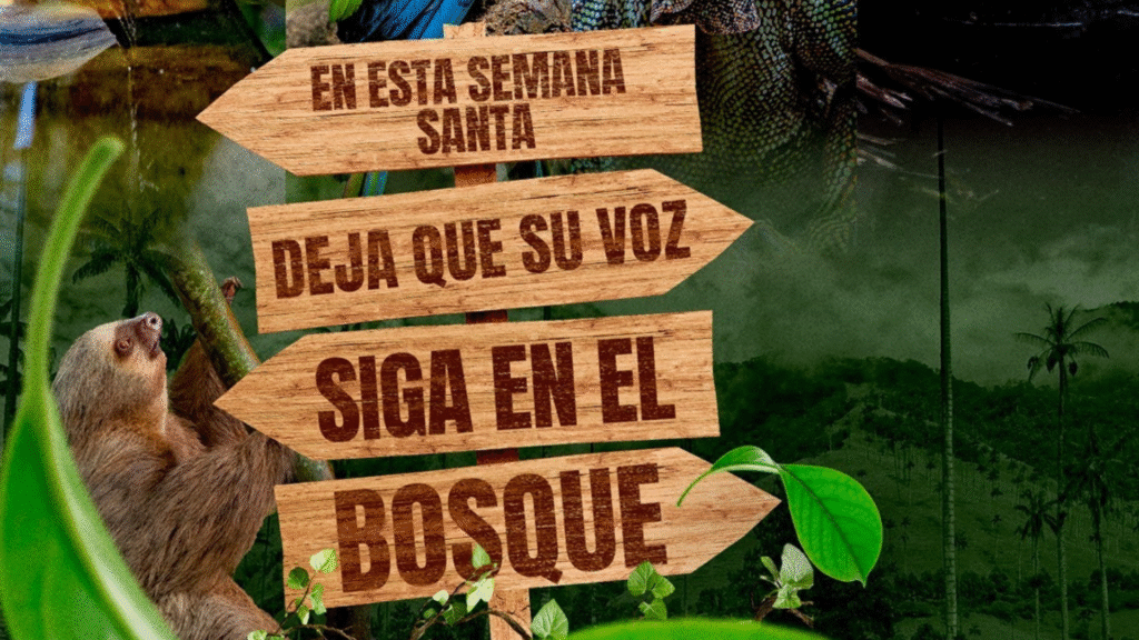 Ukumarí lanza la campaña “En Semana Santa, deja que su voz siga en el bosque”